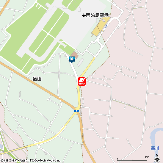 石垣空港付近の地図